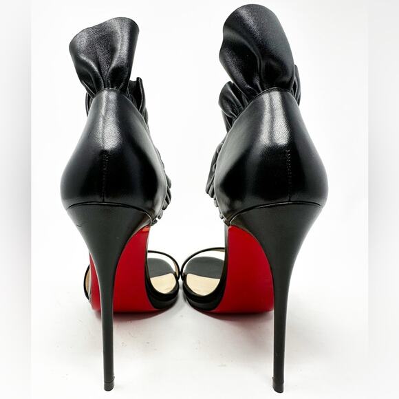 Christian Louboutin Colankle 120 Nappa Black Heel Pumps - Picture 6 of 14